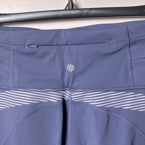 NWT Athleta X Allyson Felix Legend 7/8 tights leggings in Medieval Violet - Picture 9 of 14